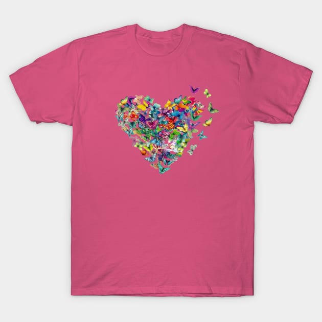 Butterfly Heart T-Shirt by Divan